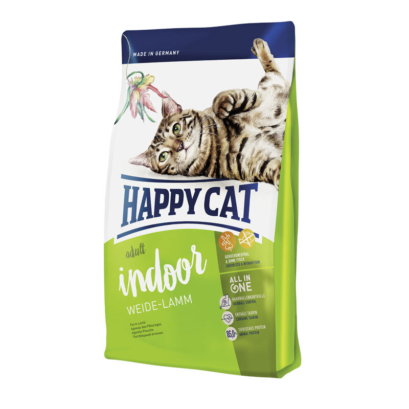 Happy Cat Adult Indoor Weide-Lamm 4kg