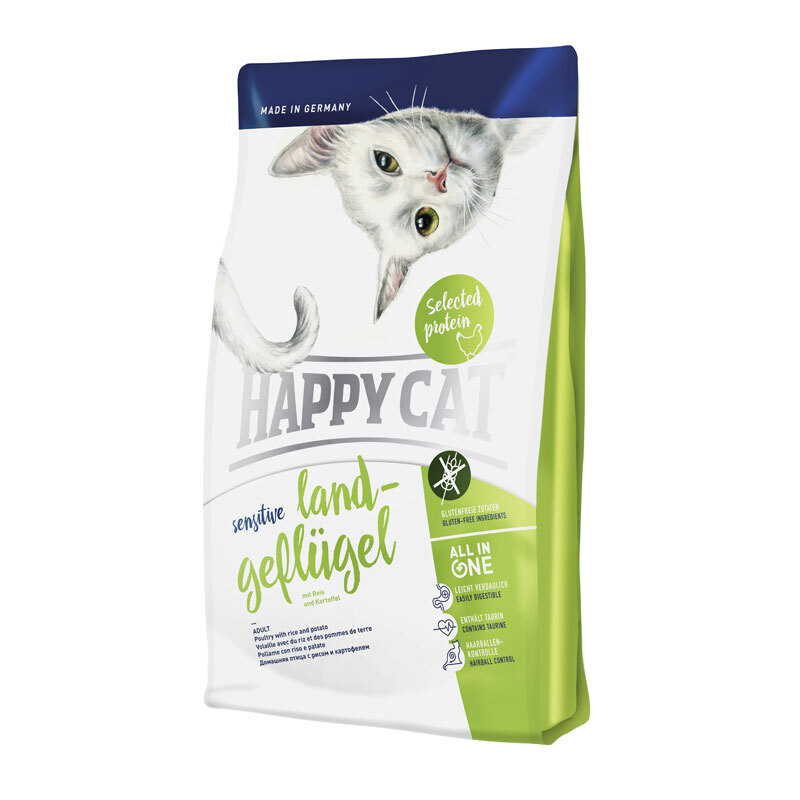 Happy Cat Sensitive Land-Geflügel 1,4kg