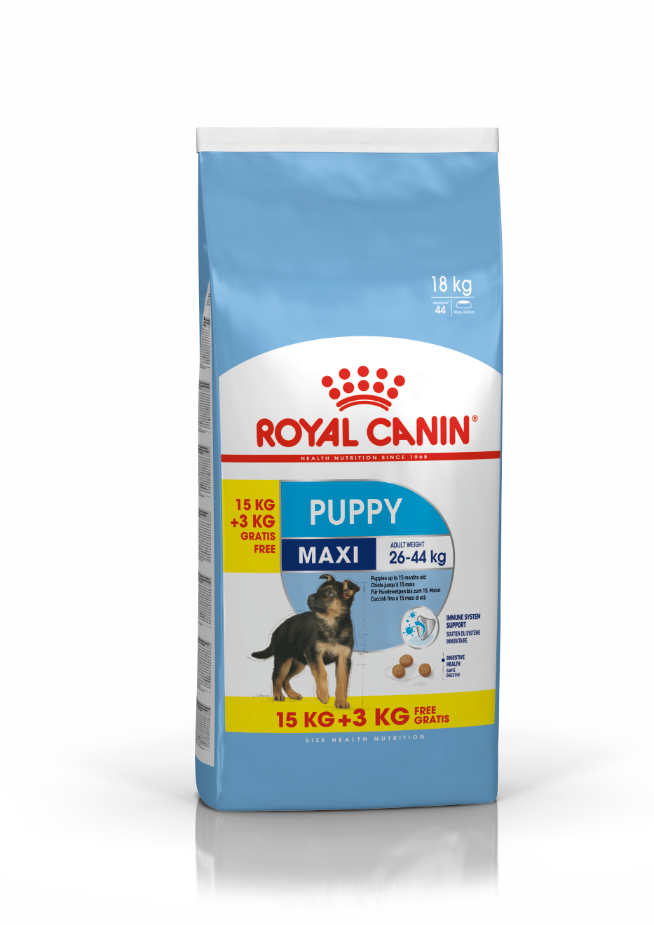 Royal Canin Maxi Puppy 15kg+3kg
