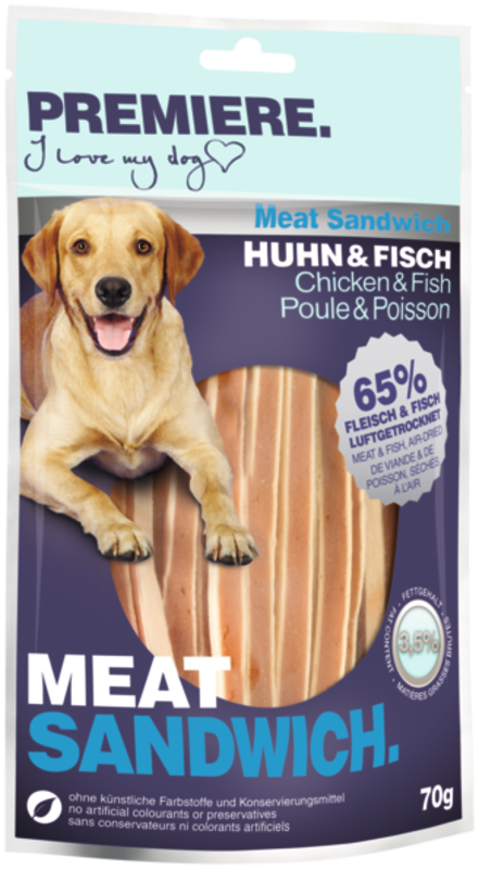 Meat Sandwich Huhn und Fisch 70g