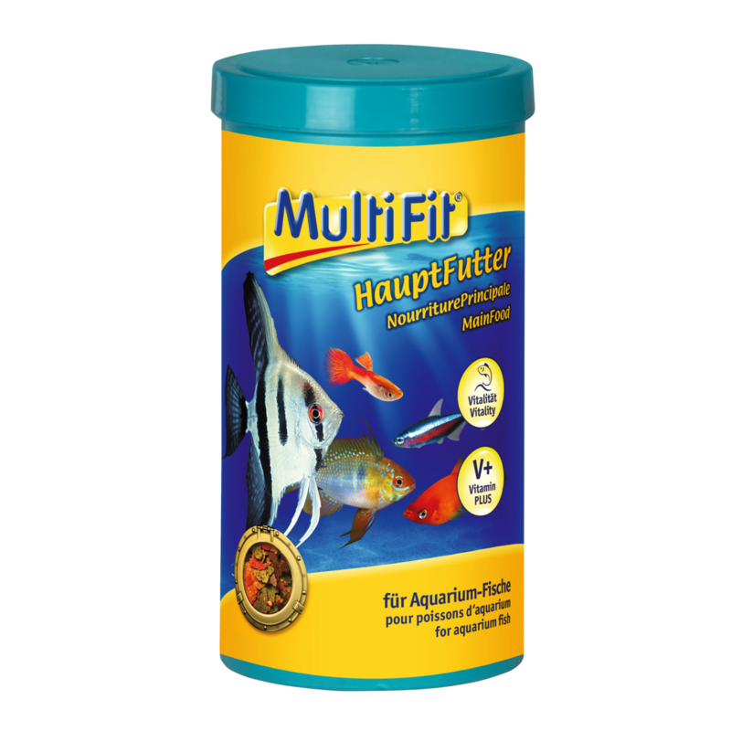 MultiFit Hauptfutter für Aquarienfische 1 Liter
