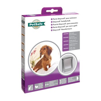 PetSafe Porta basculante per animali domestici a 2 vie argento S (737)