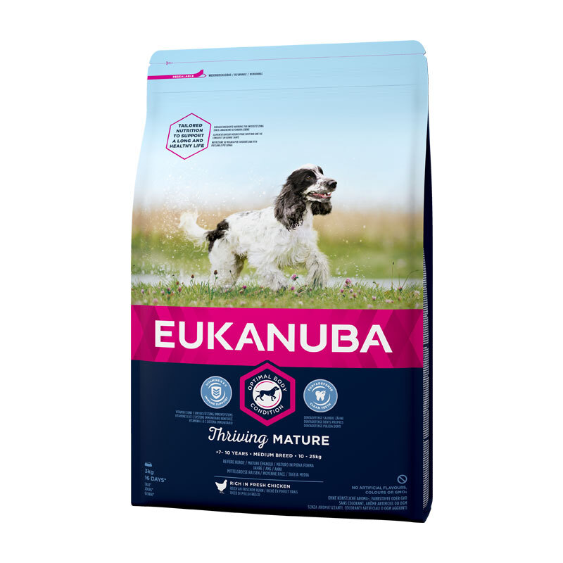 Eukanuba Mature & Senior Medium Breed Huhn 3kg