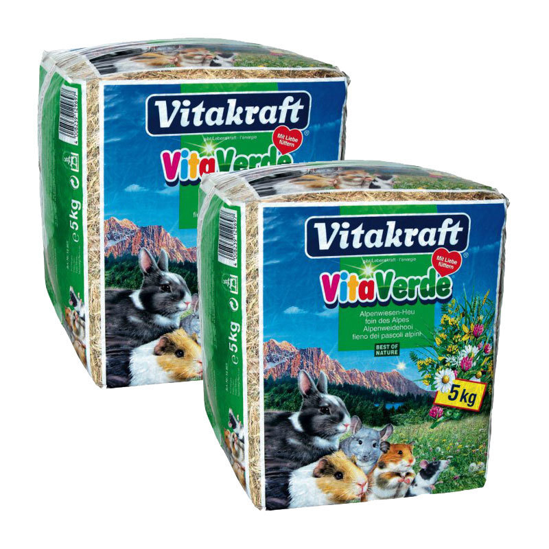 Vitakraft VitaVerde Alpenwiesen-Heu Sparpaket 2x5kg