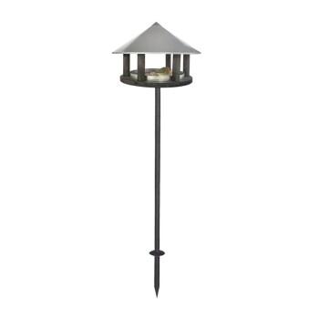 Vogelhaus Odense mit Erdspieß Odense Metall - Erdspieß