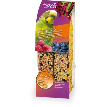 BIRDY's Wellensittich Amaranth-Blaubeere-Himbeere