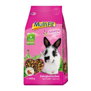für Zwergkaninchen mit Alfalfa 800g