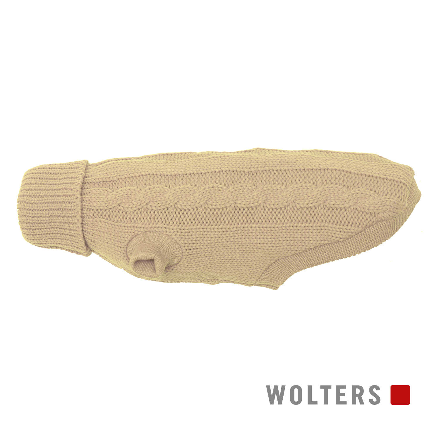 Wolters Zopf-Strickpullover Beige 30 cm
