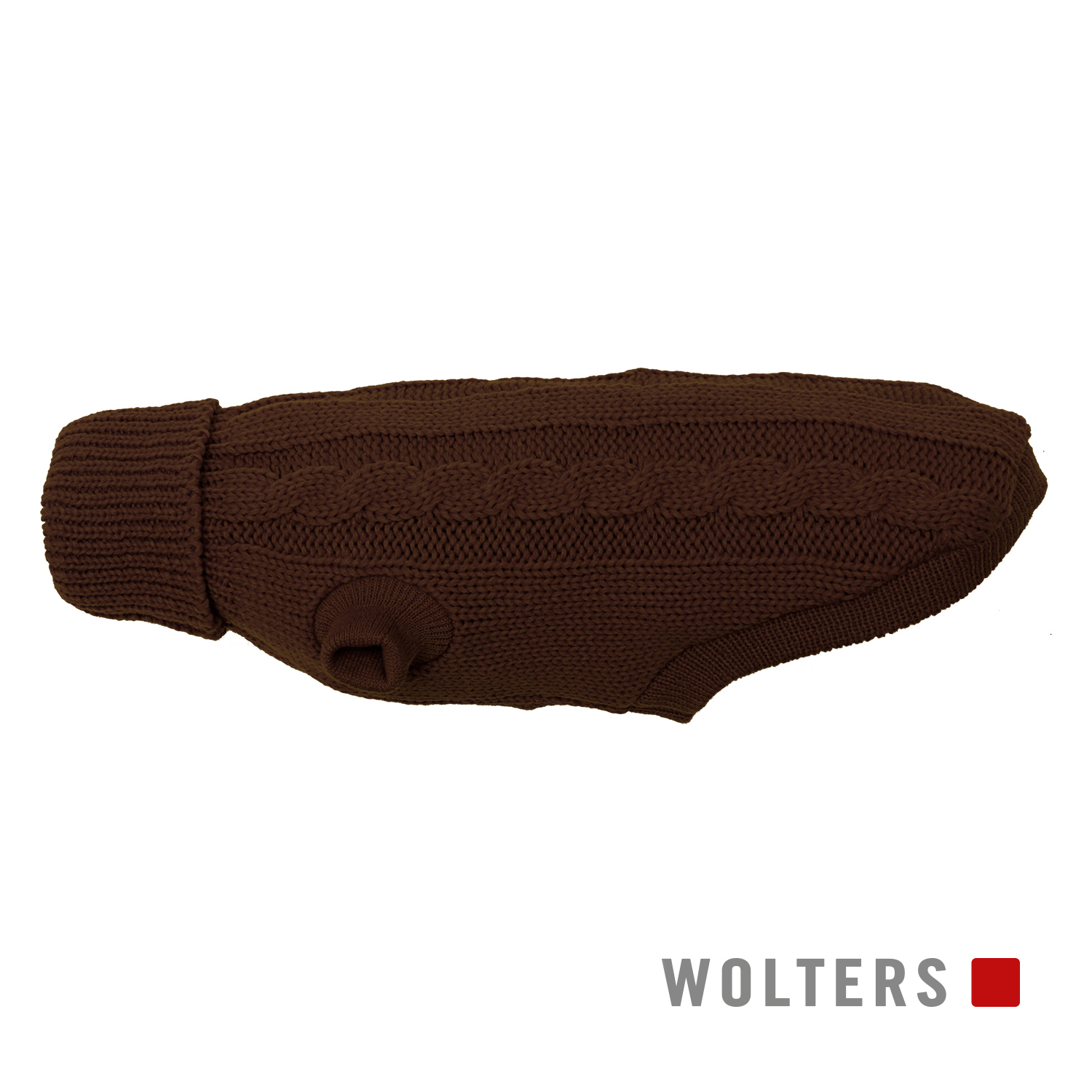 Wolters Zopf-Strickpullover Schoko 35 cm