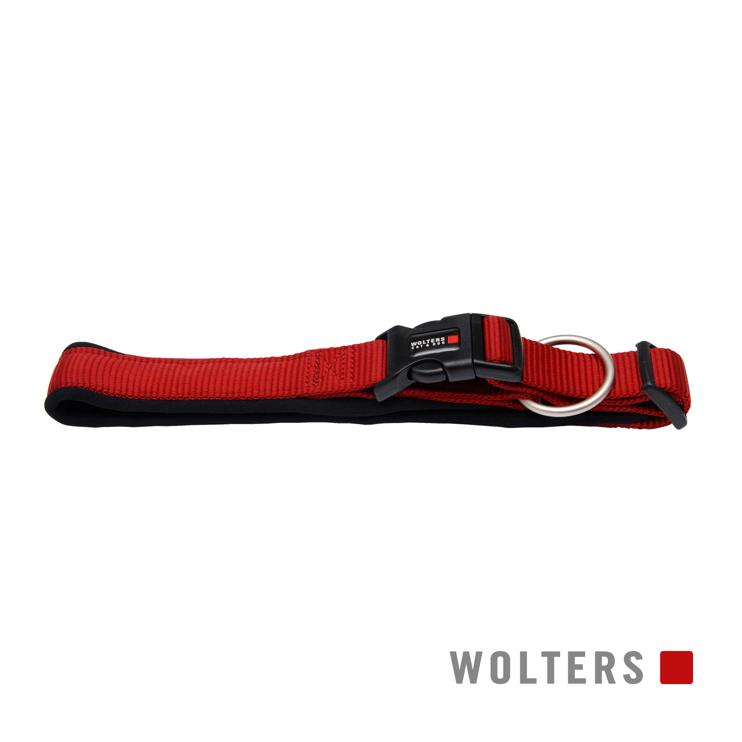 Wolters Halsband Professional Comfort Rot/Schwarz 25-30cm x 15mm