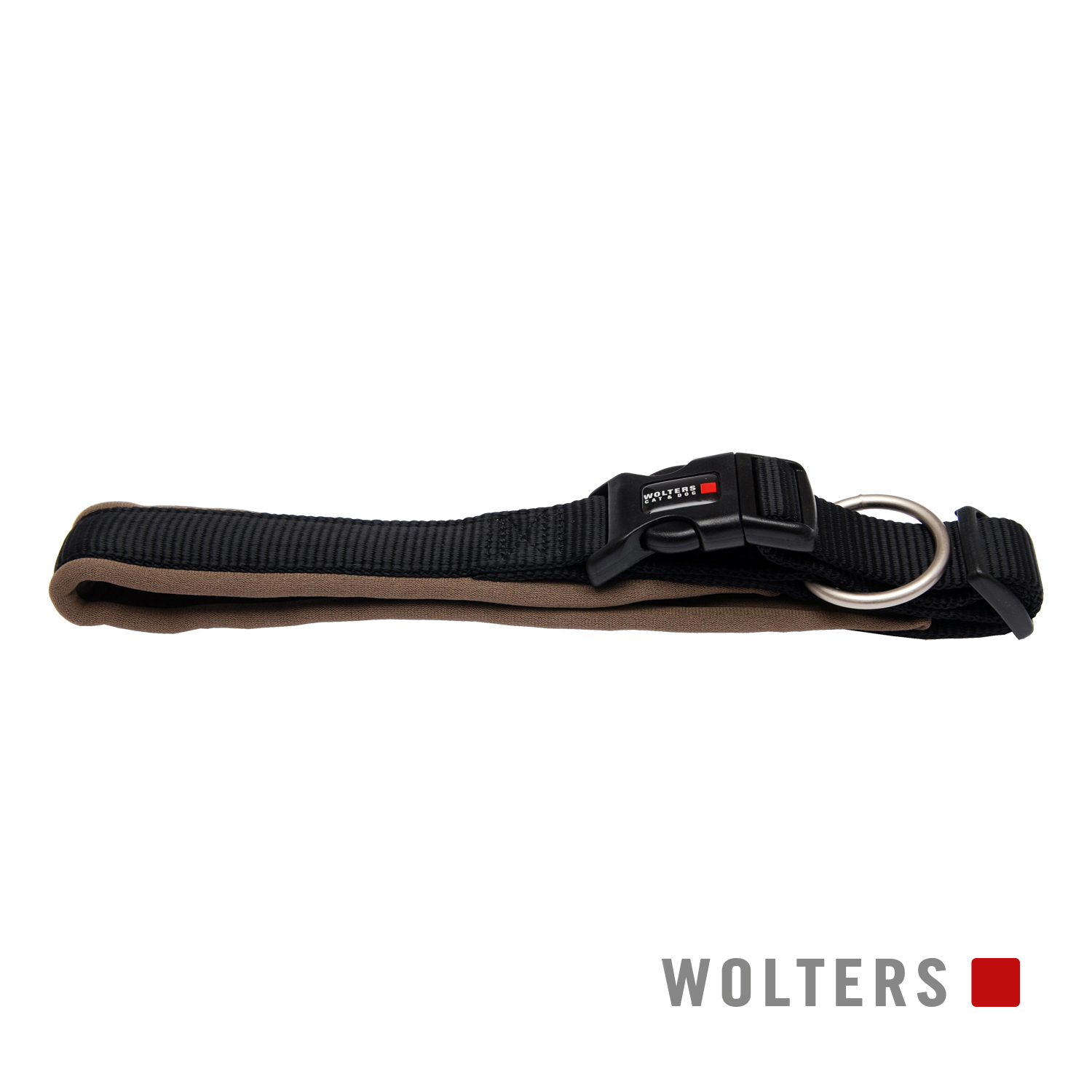 Wolters Halsband Professional Comfort Schwarz/Braun 30-35cm x 25mm