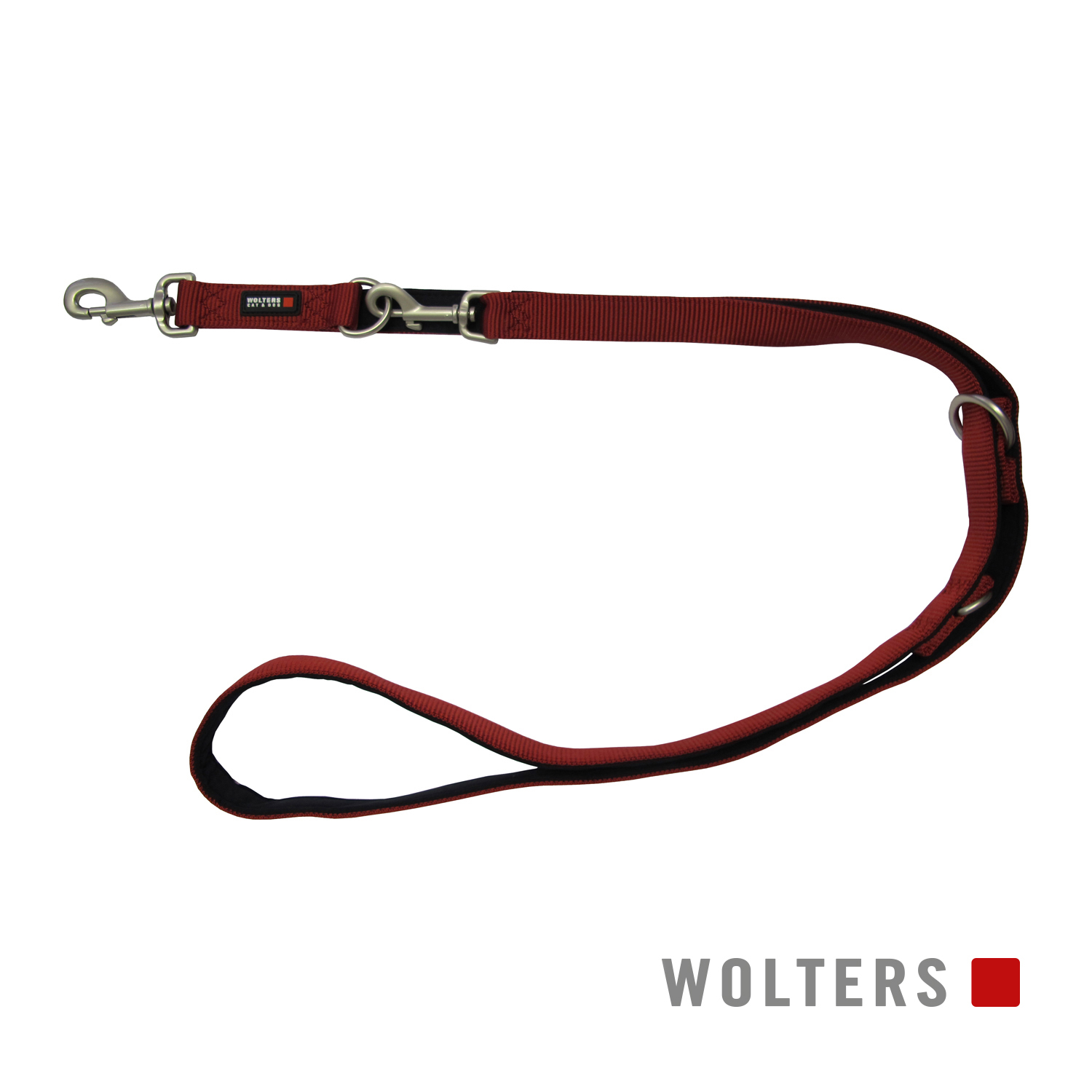 Wolters Führleine Professional Comfort Rot/Schwarz 25mm