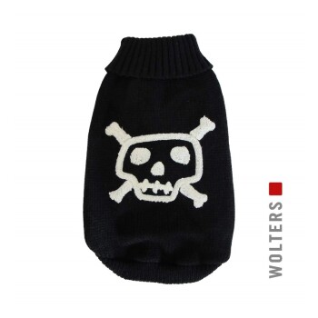 Strickpullover Totenkopf 20cm