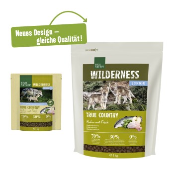 WILDERNESS Junior True Country Huhn mit Fisch 1kg