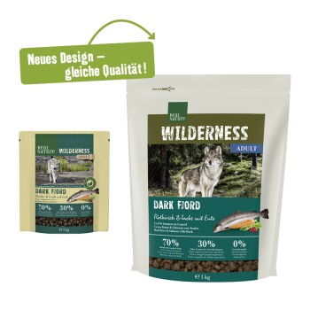 Wilderness Dark Fjord Renifer, łosoś i kaczka 1 kg