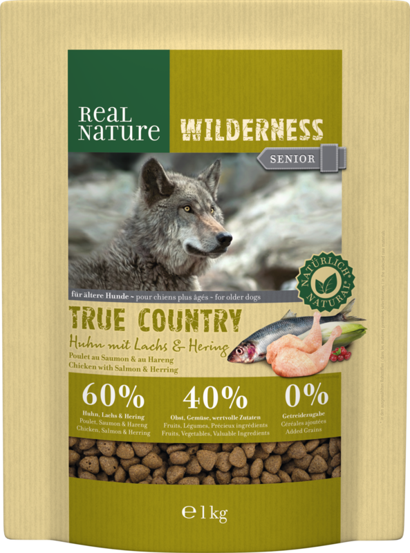 REAL NATURE WILDERNESS Senior True Country Huhn mit Lachs & Hering 1kg