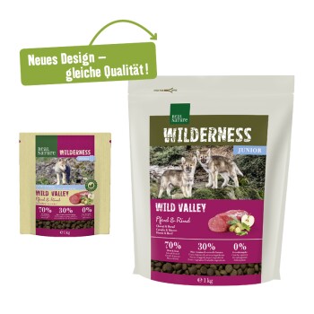 WILDERNESS Junior Wild Valley Cheval et bœuf 1 kg