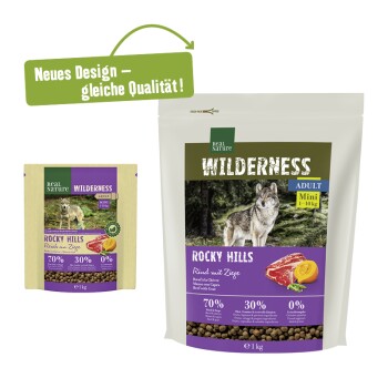 WILDERNESS Mini Colline Rocciose manzo e capra 1 kg