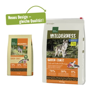 WILDERNESS Mini Adult Green Coast Ente mit Lachs & Shrimps 4kg