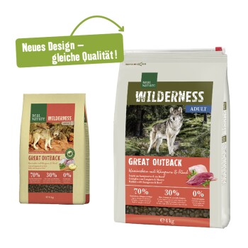 WILDERNESS Great Outback Lapin, kangourou et bœuf 4 kg