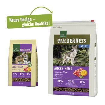 WILDERNESS Colline Rocciose manzo e capra 4 kg