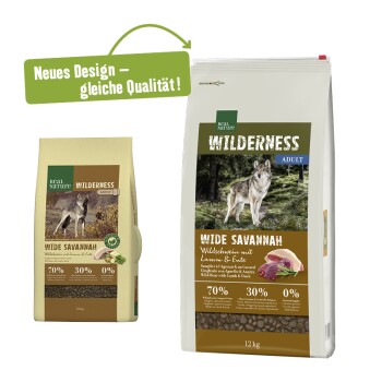 WILDERNESS Wide Savannah Wildschwein mit Lamm & Ente 12 Kg