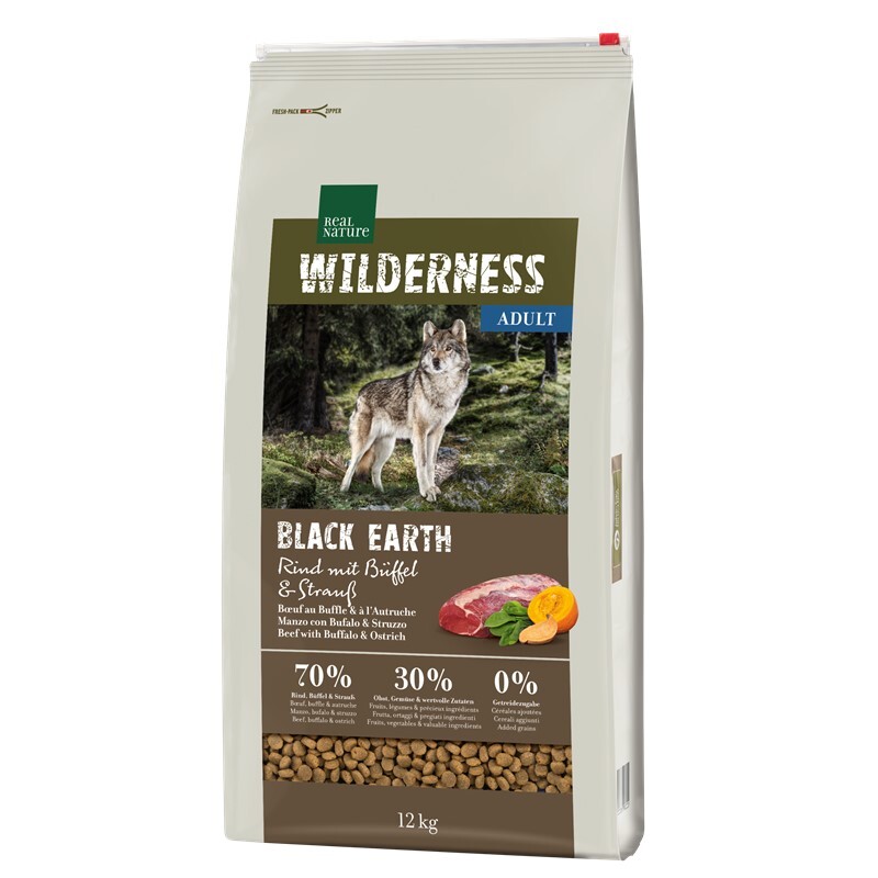 WILDERNESS Black Earth Rind & Büffel 12kg