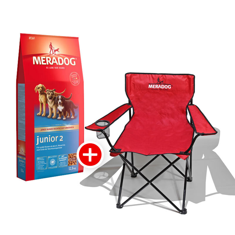 Mera Dog Junior 2 12,5kg + Campingstuhl gratis
