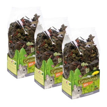 Grainless Mix dla szynszyli 3 x 650 g