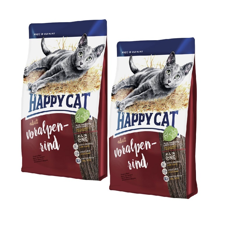 Happy Cat Adult Voralpen-Rind 2x10kg