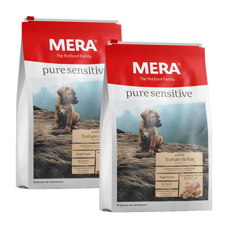 Mera Pure Sensitive Junior Truthahn & Reis 2 x 12,5kg