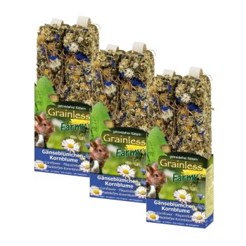 Grainless Farmy's Stokrotka i chaber bławatek 3 x 140 g