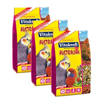 Mangime naturale per calopsiti australiani 750 g 3x750 g