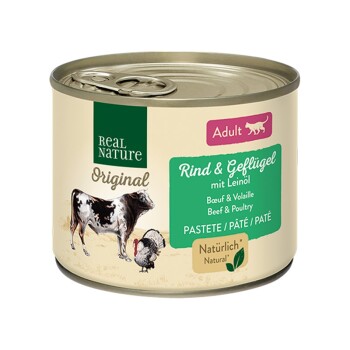 Adult 6x200g Rind & Geflügel mit Gerste und Nachtkerzenöl