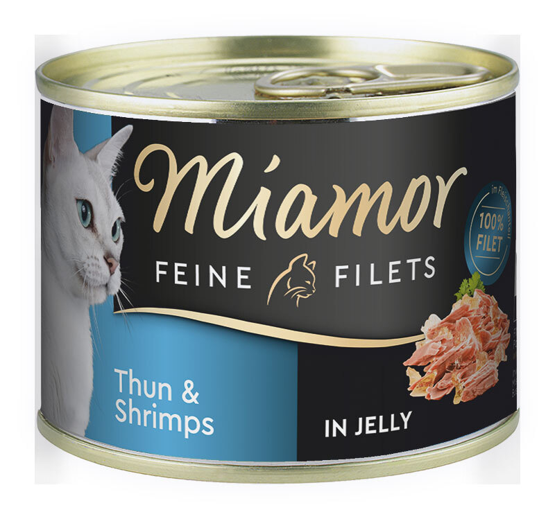 Feine Filets in Jelly 12x185g Thunfisch & Shrimps
