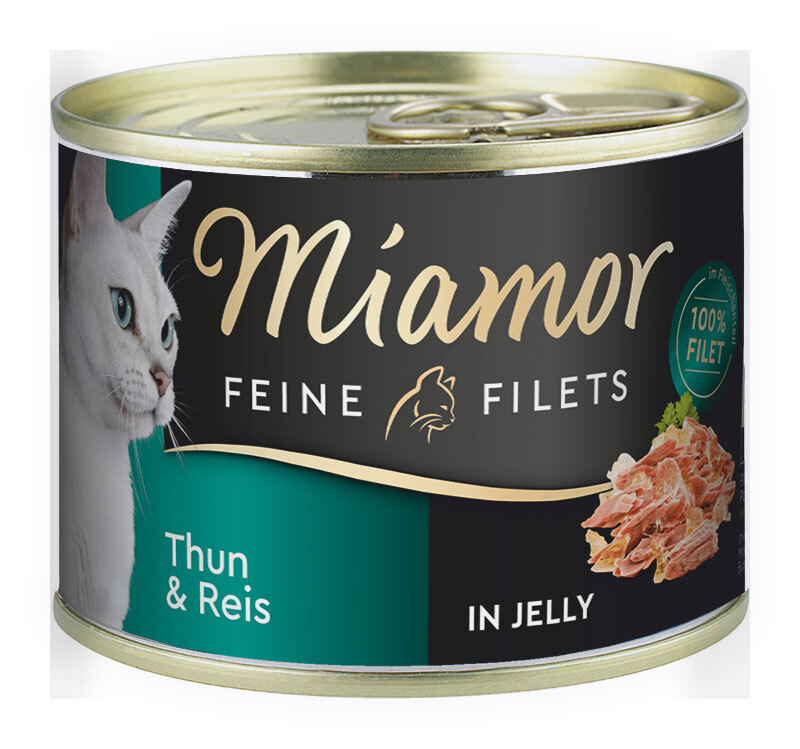Feine Filets in Jelly 12x185g Thunfisch & Reis