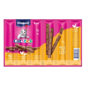 Cat-Stick 10x6 Stück Geflügel & Leber