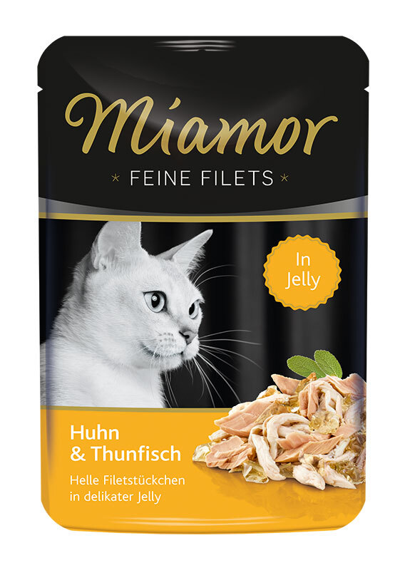 Feine Filets in Jelly 24x100g Huhn & Thunfisch