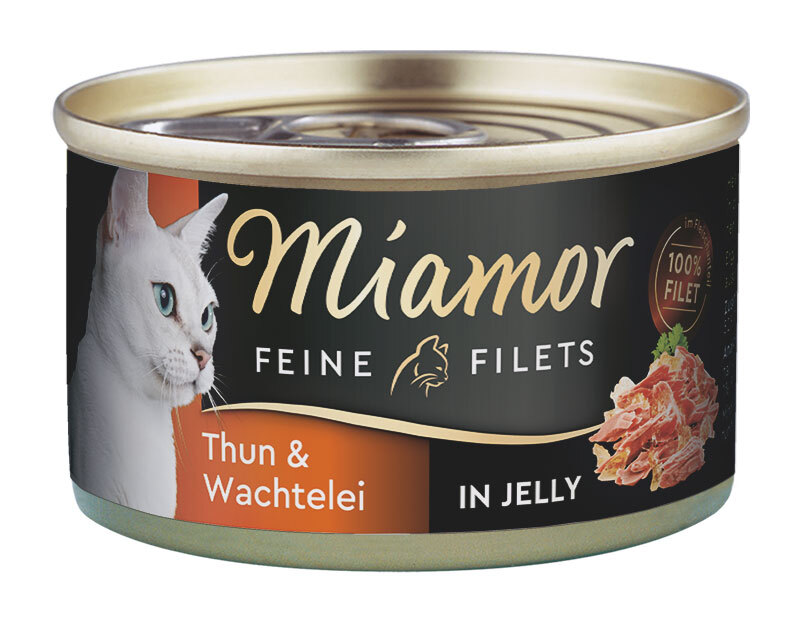 Feine Filets 24x100g heller Thunfisch & Wachtelei