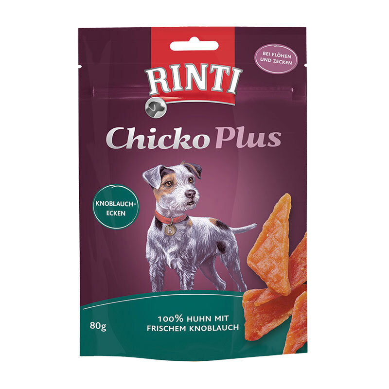 Rinti Chicko Plus 12x80g Knoblauch Ecken
