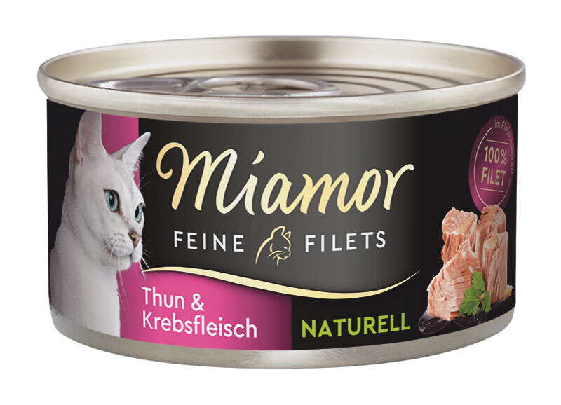 Feine Filets Naturelle 24x80g Thunfisch & Krebsfleisch