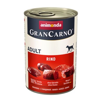 GranCarno Original Adult 6x400g Rind pur