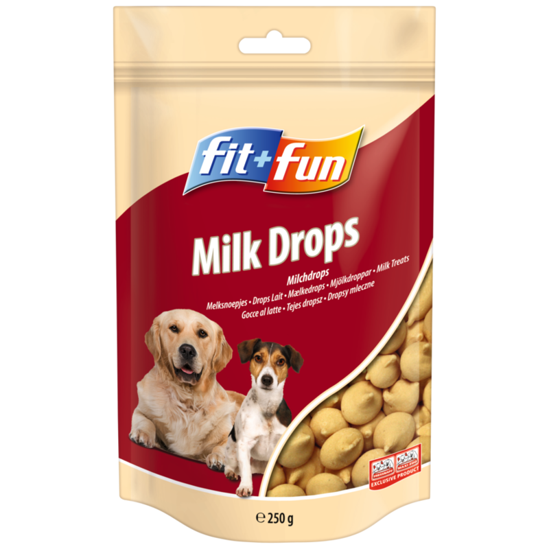 FIT+FUN Milk Drops 6x250g