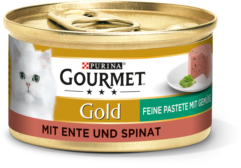 Gold Feine Pastete 12x85g Ente & Spinat