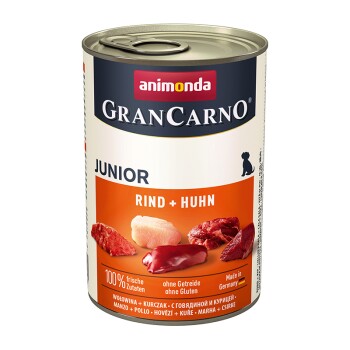 GranCarno Original Junior 6x400g Rind & Huhn