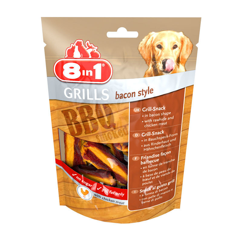 8in1 Grills Bacon Style 8x80g