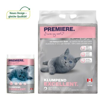 Premiere Excellent Klumpstreu Babypuder Duft 4x12 Kg Fressnapf