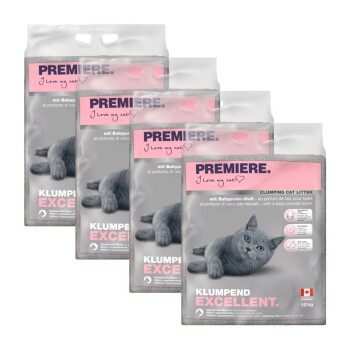 Premiere Excellent Klumpstreu Babypuder Duft 4x12 Kg Fressnapf