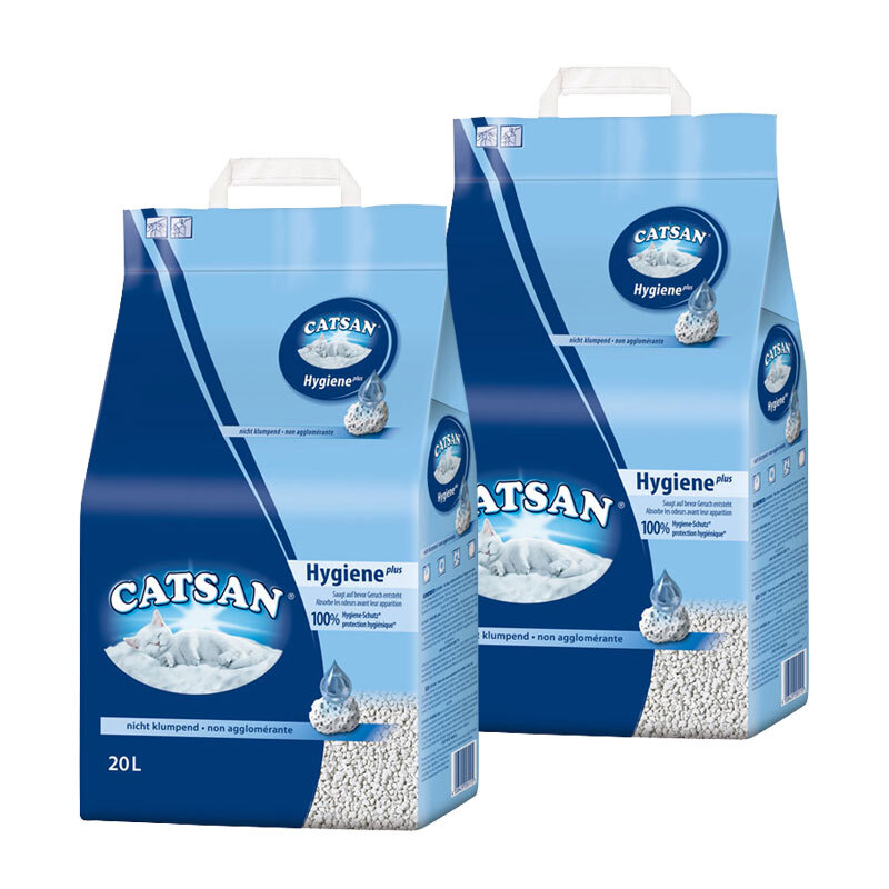 Catsan Hygiene Streu 2x20 Liter