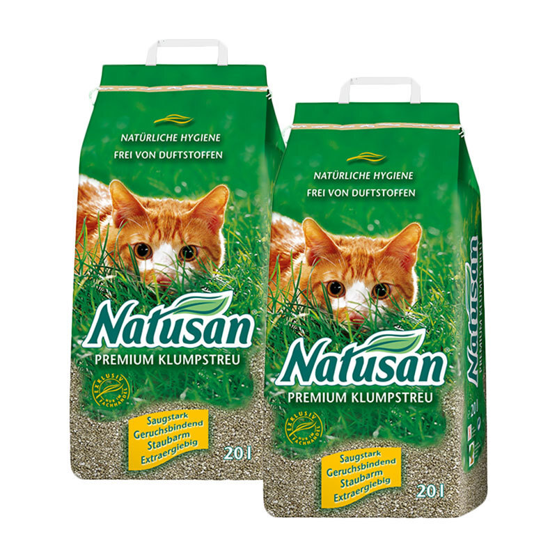 Natusan Premium Klumpstreu 2x20 Liter